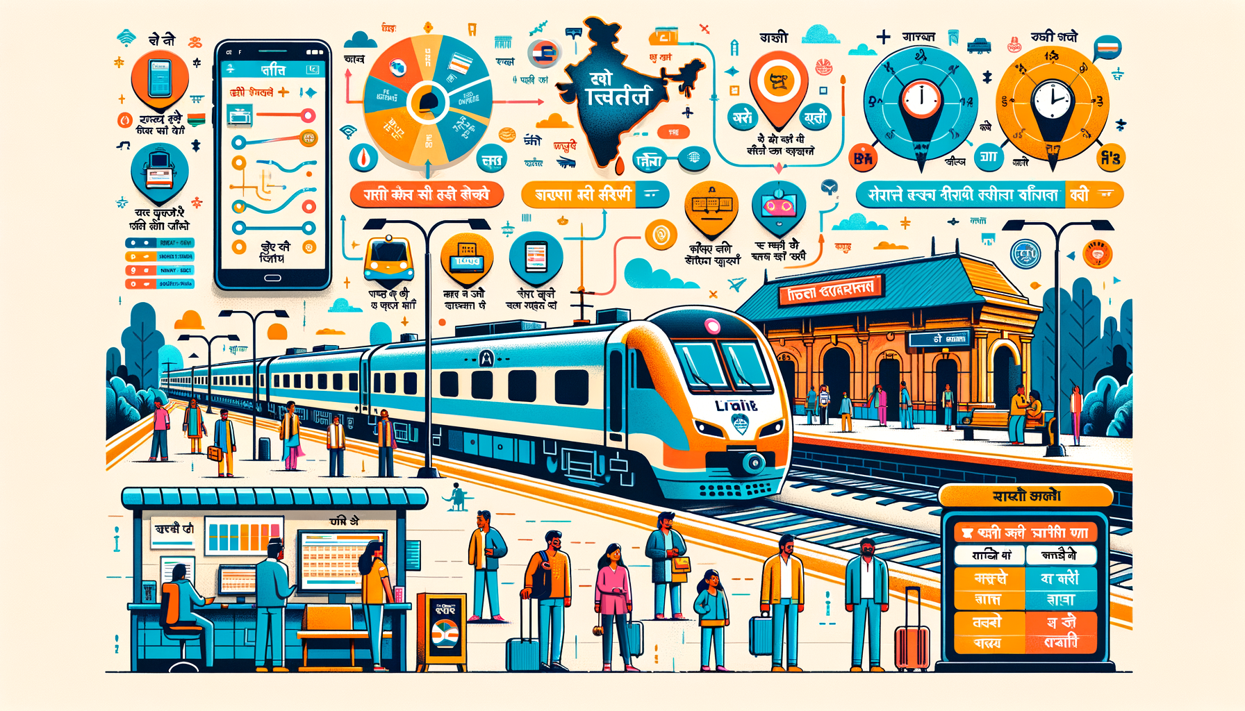 ट्रेनसाथी - ट्रेन यात्रा इन्फोग्राफिक